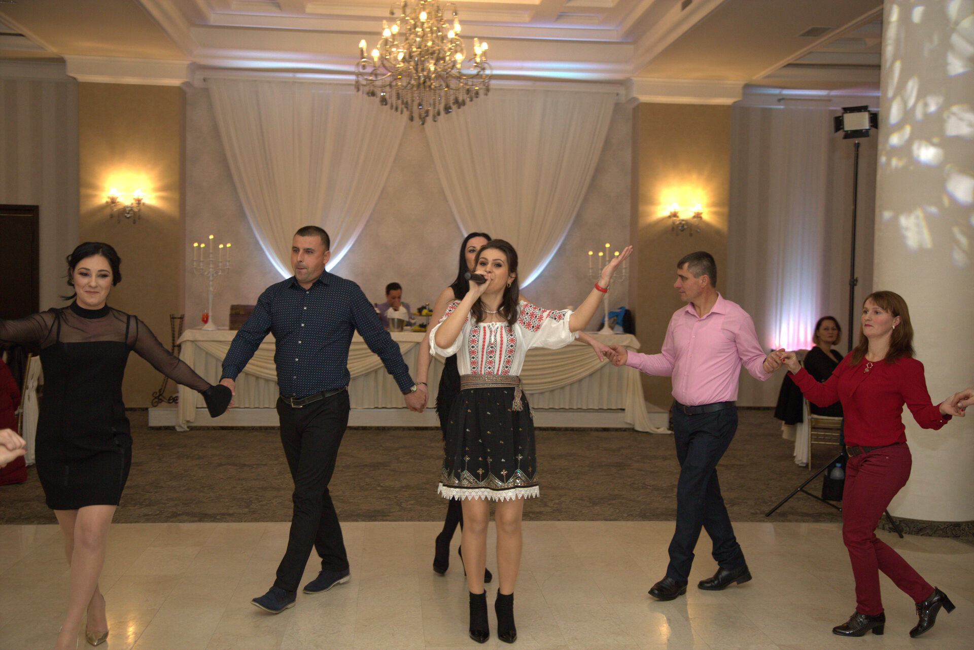 Scenă completă la eveniment live